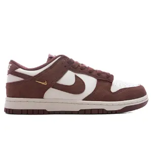 Women's Nike Dunk Low Sail/Red Sepia-Metallic Gold (IB4417 104)