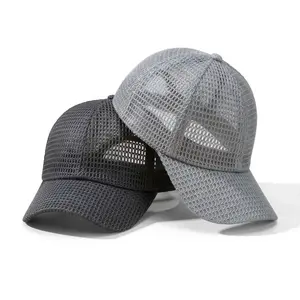 Men's Breathable Mesh Sun Hat 2-Pack Lightweight Cooling Cap for Outdoor Work & Golf