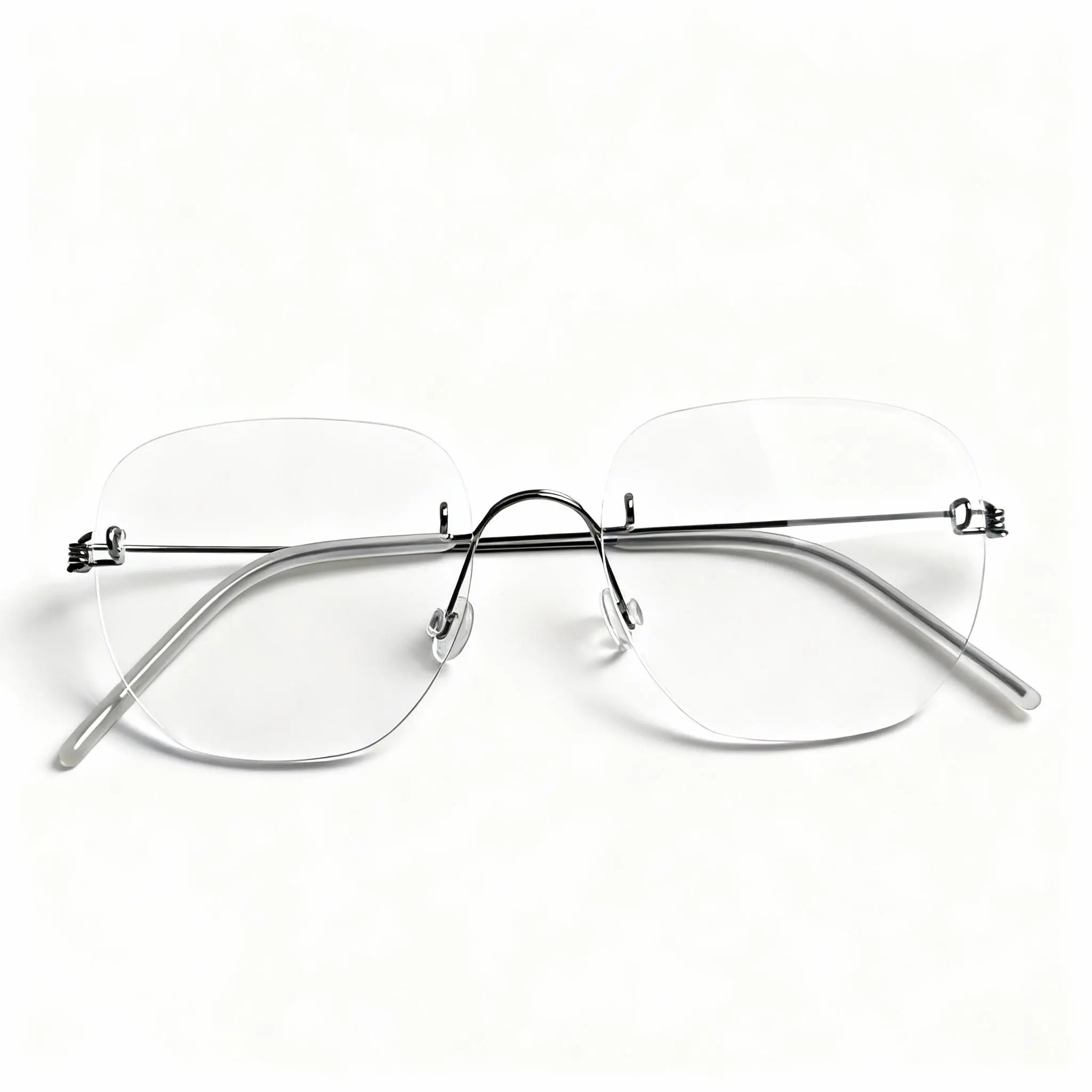 FIANPOR Rimless Pure Titanium Glasses - Lightweight & Comfortable Eyewear for Everyday Use