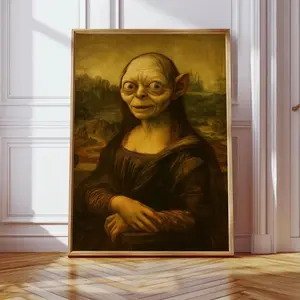 The Mona Precious – Funny Fantasy Meme Poster for Geek Room Decor Print Wall Ornaments Artistic Decoration posters room decor Photo