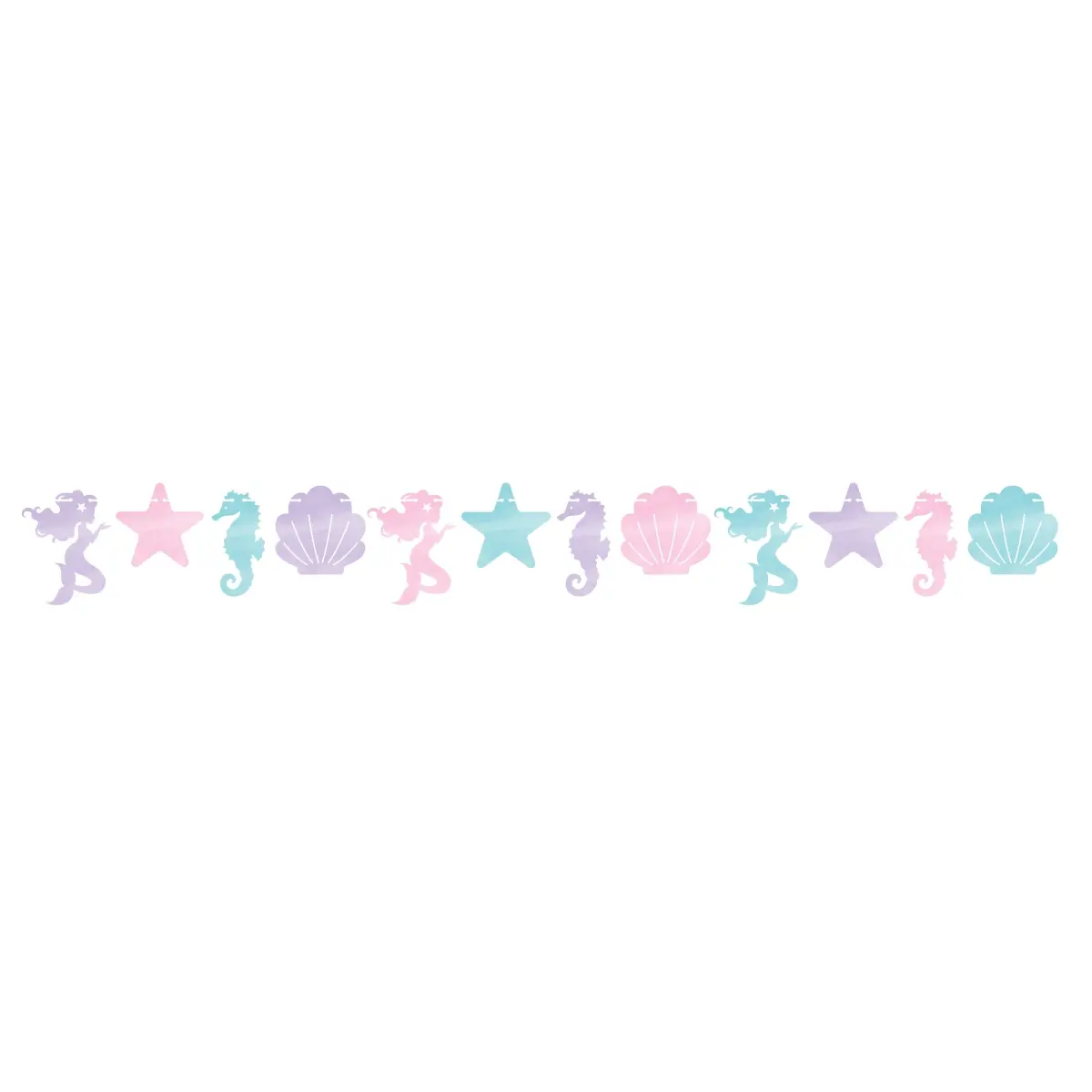 Iridescent Mermaid Party Banner