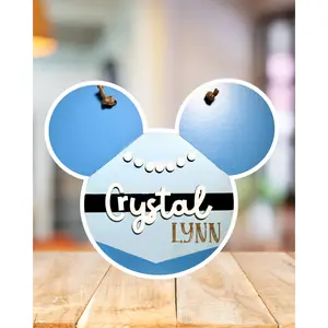 Enchanted Ears | Custom | Mindnight  Princess Personalized Name Sign