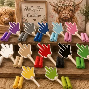 Tap to Pay Middle Finger Credit Card Wand - Fun and Unique Accessory for Daily Use message for custom colors