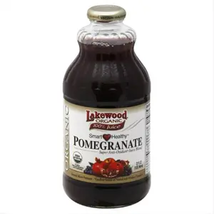 Lakewood Juice Pomegranate Heart Healthy- 32 Fl Oz- Pack Of 6