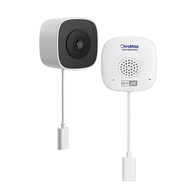 2K HD Smart AI Webcam, Windows Plug & Play Security Camera, 2.4G WiFi Dual Band, Two-Way Intercom, Mobile APP Remote Monitoring, AI Intelligent Motion Alarm, All-Day & All-Weather Continuous Video Recording, Home Indoor Safety Surveillance