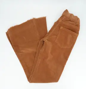 Girl's Saints & Heart Camel Corduroy Flare Jeans