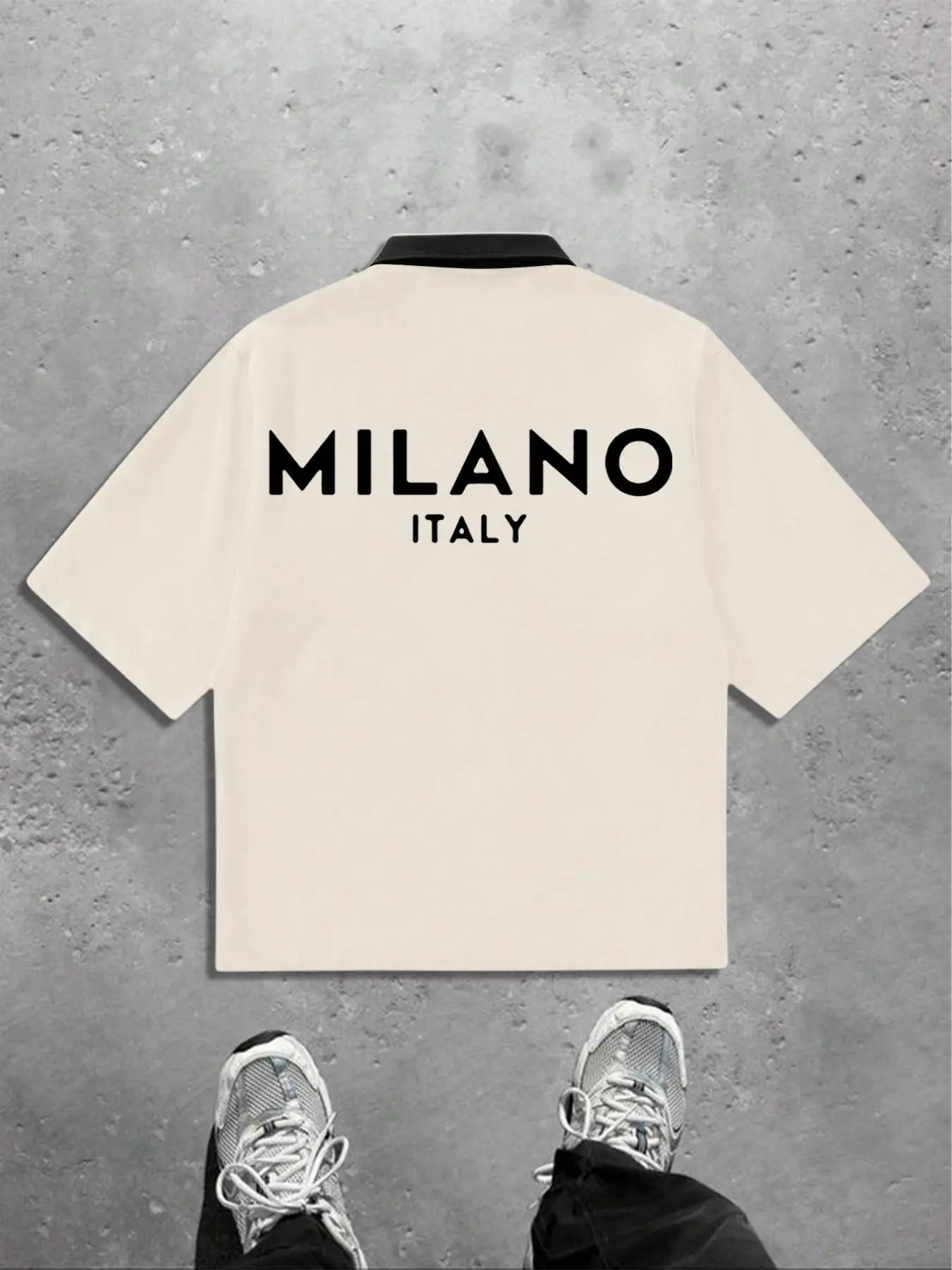 Men's letter-print Graphic zip-up shirt, regular fit short-sleeved collared top, summer fashion menswear, casual everyday shirt, casual sporty shirt, menswear, Streetwear, Alternative