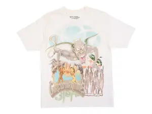 Travis Scott Men's Utopia Circus Maximus 2023 Tour III Tee White, from StockX