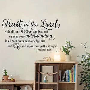 Inspirational Wall Stickers Self-Adhesive Removable for Living Room Bedroom Coffee Shop Decor, Unique Home Decoration for Motivation, Wall Art Stickers