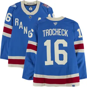 Vincent Trocheck New York Rangers Game-Used #16 Blue Centennial Jersey vs. Carolina Hurricanes on February 5, 2026 - Fanatics Authentic Certified