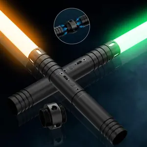 Usb Rechargeable Light Saber, 15 Color Changing Light Saber Toys with Sound, Detachable Light Sabers, Party Cosplay Toy, Kids Toys, Portable Rechargeable Lightsaber, Realistic Lightsaber