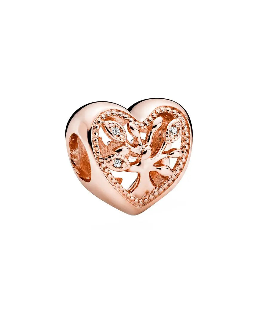 Pandora Moments 14K Rose Gold Plated CZ Charm