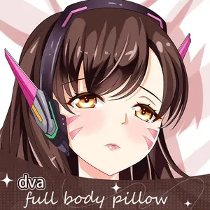 Anime Dakimakura Japanese Otaku Waifu Life Size Doublesided Print Hugging Body Pillov Cover Overwatch dva