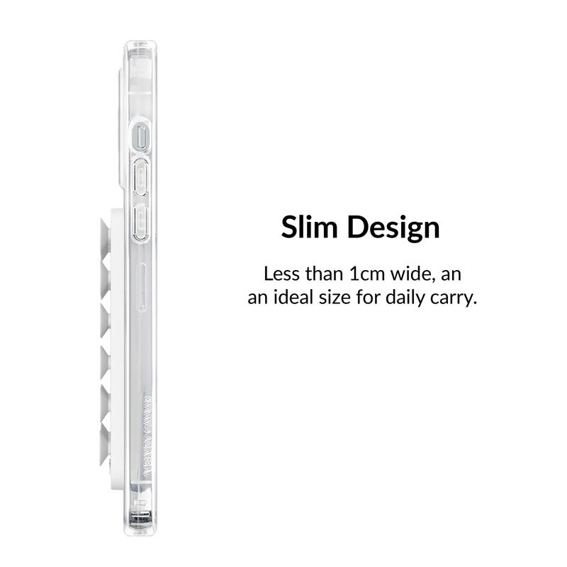 Velvet Caviar White MightyGrip MagSafe Mount - Suction Cup Phone Case Mount Compatible with MagSafe Devices Only - Magnetic Silicone Sticky Phone Grip