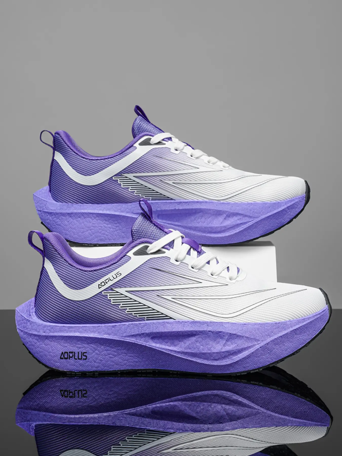 New Graffiti Breathable Racing Running Shoes, High Elastic Mesh Professional Sports Shoes, Lightweight Foam Shock Absorption, Marathon Slow Run Outdoor, Athletic Running Shoes