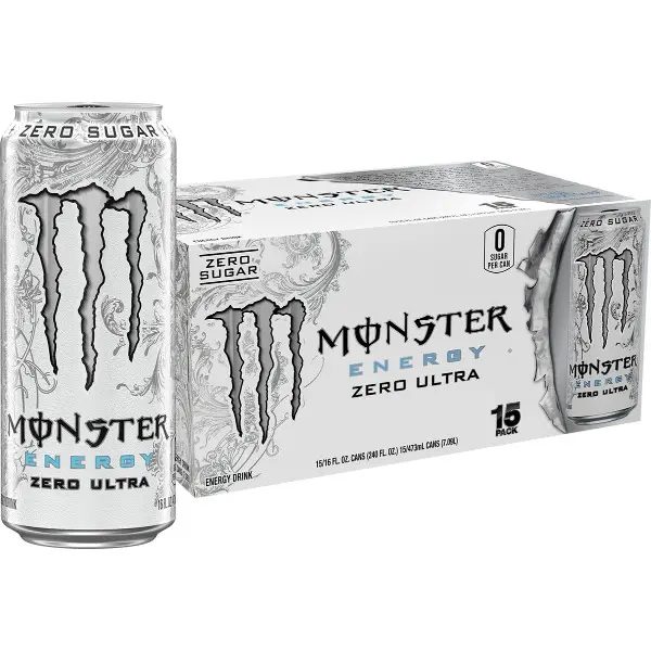 Energy Zero Ultra, Sugar Free Energy Drink, 16 Ounce | Pack of 15 campingessentials Energy Zero Ultra, Sugar Free Energy Drink, 16 Ounce | Pack of 15 campingessentials
