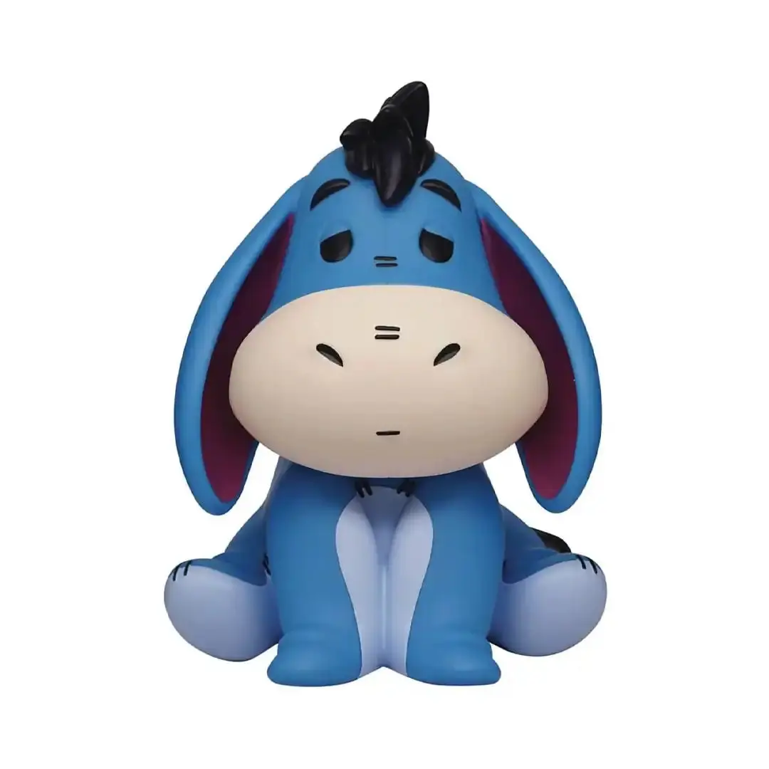 Monogram PVC Eeyore Figural Cartoon Piggy Bank - Home Decor Ornament, Coin Storage Figure for Display & Save, Collectible Gift Item