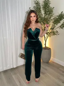 Velvet Dream Green Jumpsuit Velvet Dream Green Jumpsuit