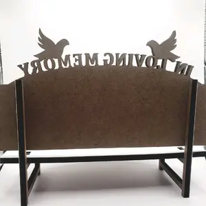 Sublimation "In Loving Memory" Memorial Bench