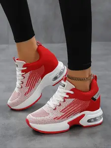 Women's Fashion High-Quality Cushioned, Colorblock Dad Shoes, Low-Top Casual Pumps for Daily Wear & Outdoor Sports, Trendy Walking Sneaker