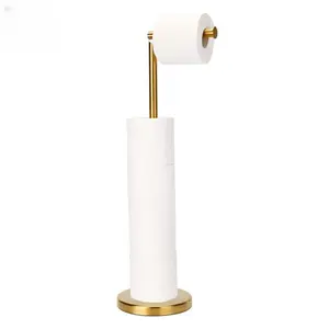 Bathroom Toilet Paper Holder Stand, Stainless Steel Design, Modern Bathroom Accessory, Durable & Stylish Storage Solution