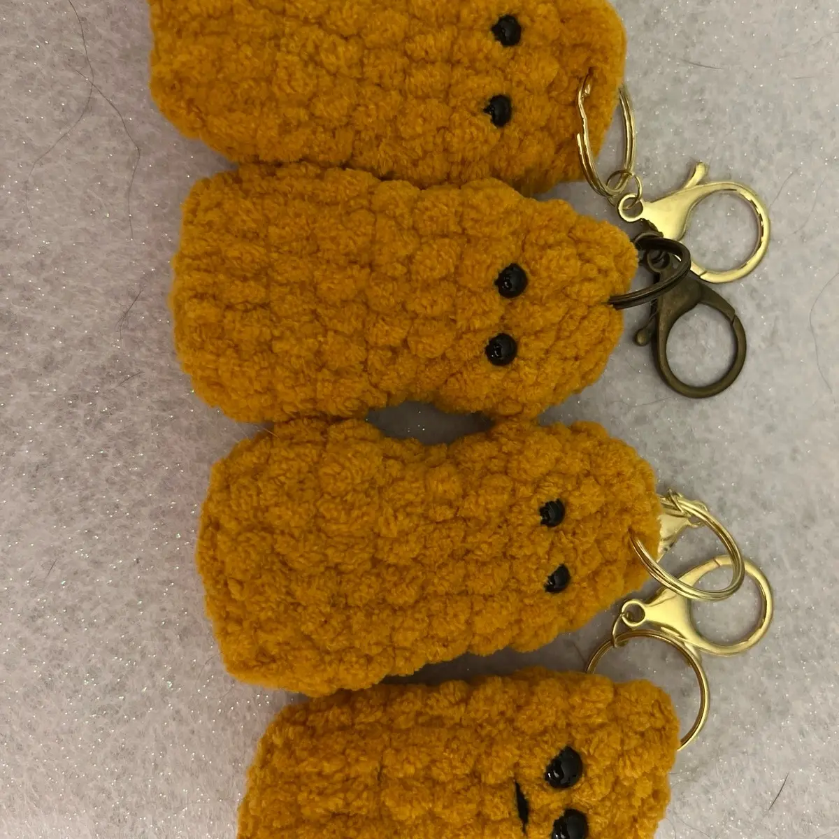 Chicken nugget key chains!