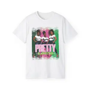 Bold Statement Unisex Tee: Pretty, Retro Vibes, Perfect for Parties, Gift for Friends, Casual Wear, Everyday Style