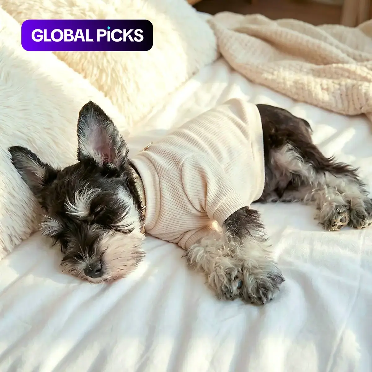 Cute Pet Clothes for Dogs and Cats, Open-Button Sweatshirt Apparel for Teddy, Bichon, Pomeranian & Yorkie, Small Dog & Puppy Clothing #GLOBAL PICKS