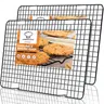 Baking Tool Cooling Rack Set, Non-Stick Stainless Steel Food Rack, Cake Cookie Baking Heat Dissipation Rack, Kitchen Food Cooling Rack, Baking Supplies, BBQ Grill Mesh