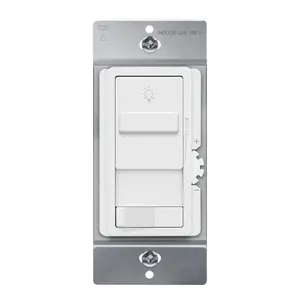 Enerlites 55307L-W Decorator 0-10V LED Dimmer, 10A, Single-Pole/3-Way/4-Way, Rocker/Slide, White