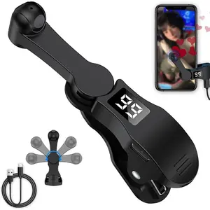 Auto Clicker for Smart Phone to 99 Speed Phone Tapper 180° Rotating for Android iOS Apps, Protable USB Powered Fast Click Simulation Finger Continuous Click for Gaming, Live Broadcasts Likes, Games, Shopping Portable Selfie Cellphone Smartphone