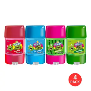 Ricky Joy® Sour Crush™ Gel Assorted Flavors 4 Bottles - The deodorant candy