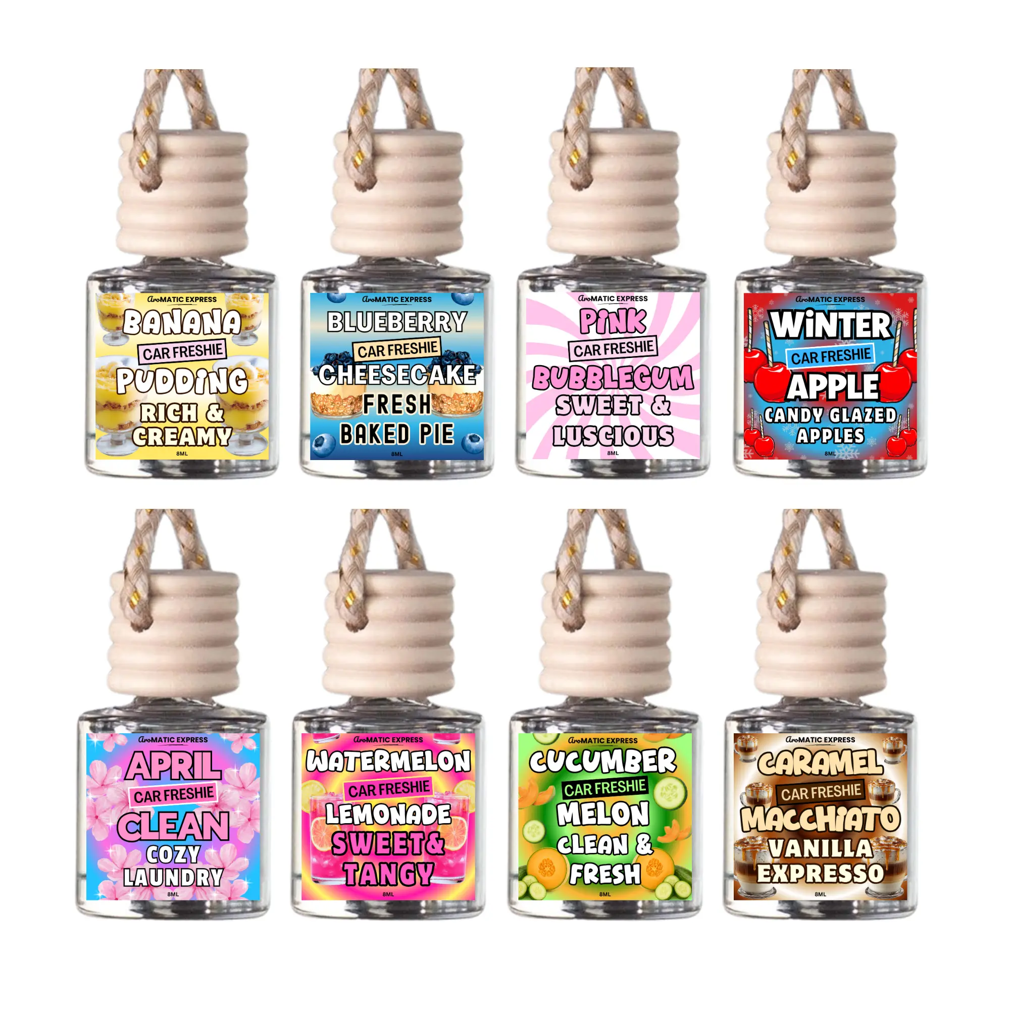 Scented Car Air Freshener Diffuser | Multiple Scents
