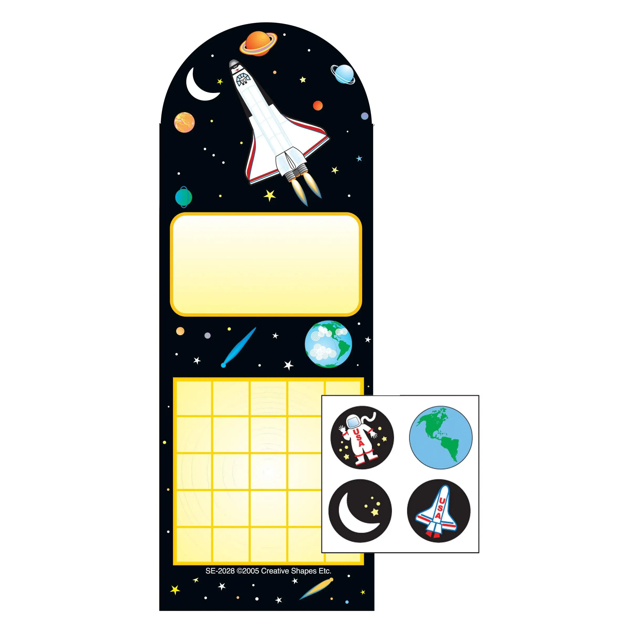 SHAPES ETC. Incentive Sticker Set - Space