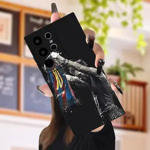 Creative and minimalist "Messi No. 10 Showdown" design, lightweight yet luxurious, durable case for Samsung Galaxy S22/S23/S24/S25/Ultra/Plus/FE/+4G/5G, the perfect gift for birthdays,Valentine's Day, anniversaries, or as a present for your