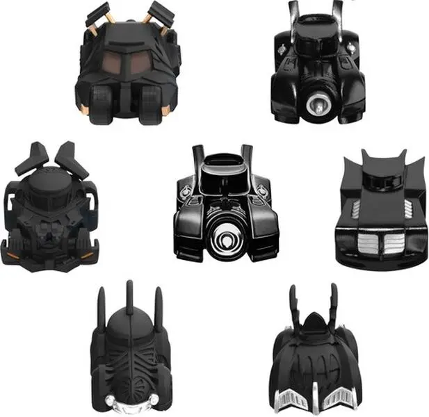 Beast Kingdom - Batman - Batmobile Pull Back Car 6ct Blind Box PDQ Display  [COLLECTIBLES] Blind Packaging , Toy Car, Animations, Detailed Designs