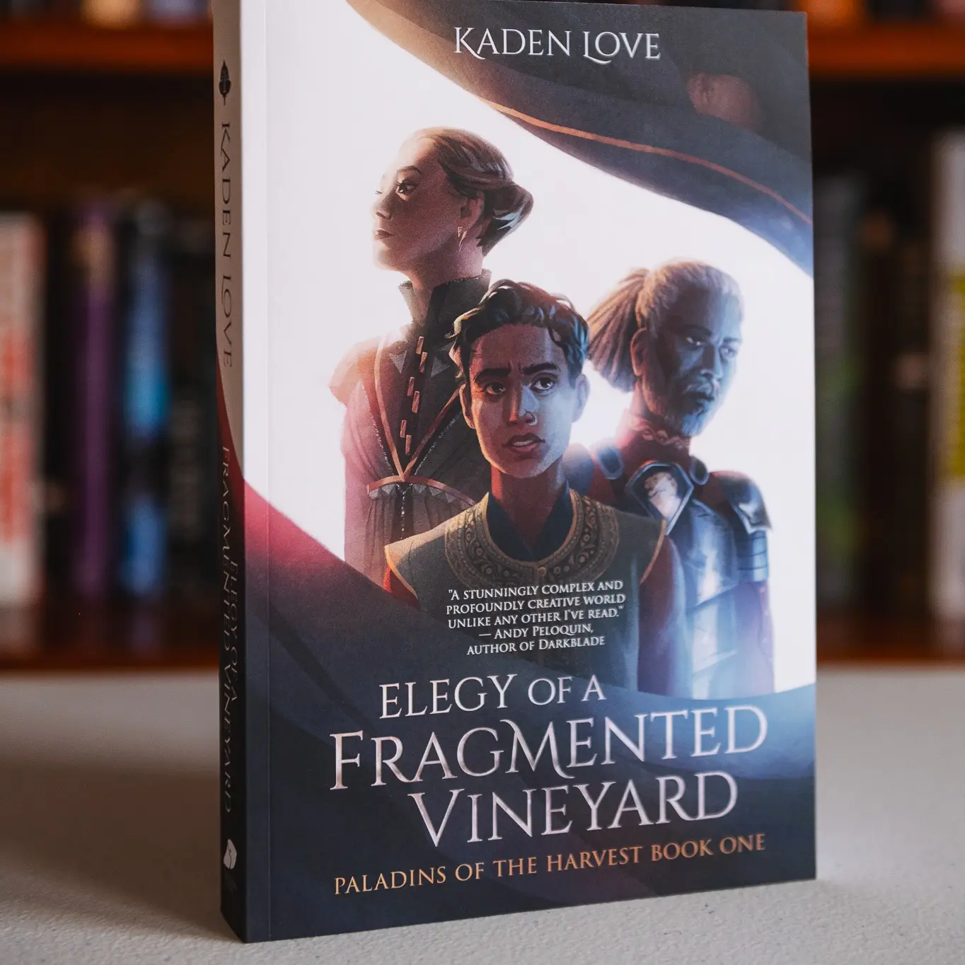 Signed Paperback: Elegy of a Fragmented Vineyard by Debut Author Kaden Love