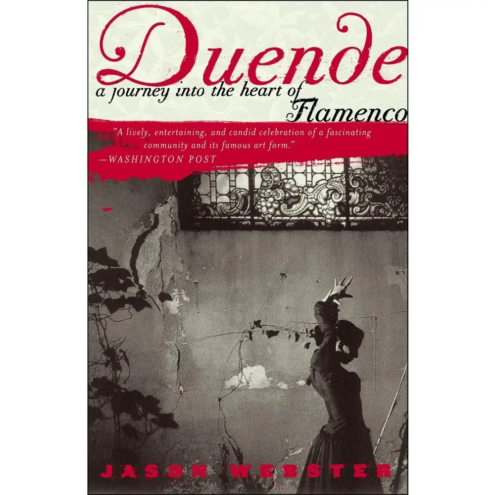 Used Softcover Book - Duende: A Captivating Memoir Into the Heart of Flamenco by Jason Webster (2004 Edition, Crown Publishing Group (NY), English, Good Pages, Linked to Flamenco Guitar & Spanish Culture)