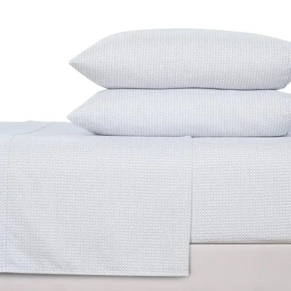 South Point Home Fashions 4-Piece Printed Sheet Set - Full/Twin| 17" Extra Deep | Cool, Crisp, Breathable Bed Sheets - Brushed for Softness (Ernesto Tile, Full)