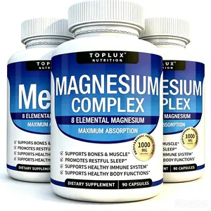 Toplux Nutrition Magnesium Complex 8 Elemental 1000 MG is a suppleme