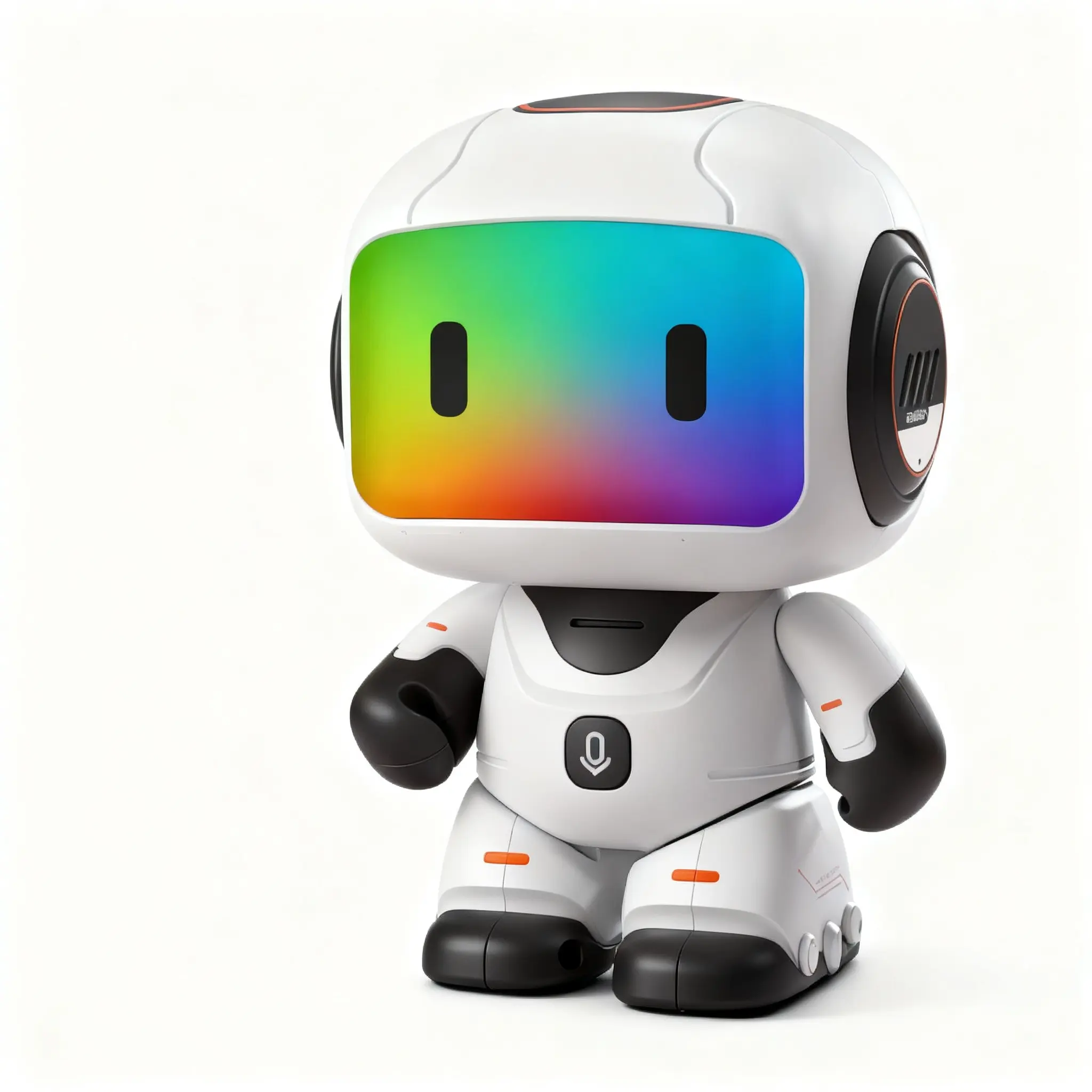Smart Wireless Remote Control Robot Set, Multifunction, 2.4GHz, Three Volume Modes, Touch Head Buttons, Light Switch, Microphone Recording, need 2*AA batteries for radio(not included), Boy Girl Gift, birthday gift, educational toy