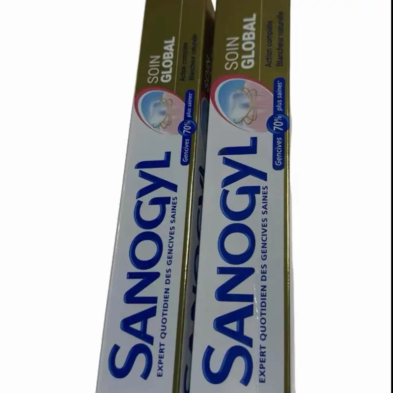 2 pieces Sanogyl soin Global  toothpaste