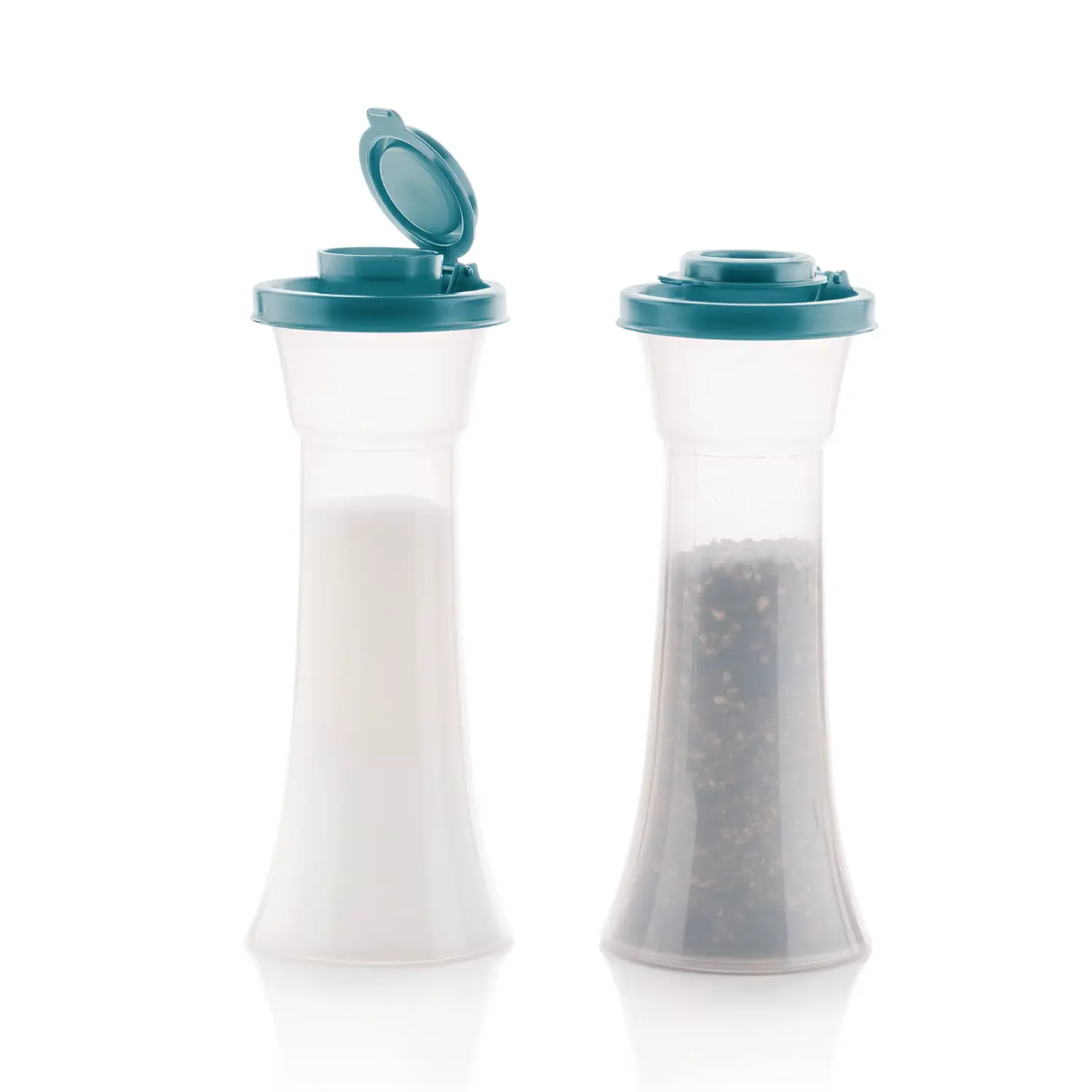 Tupperware Hourglass Salt and Pepper Shakers Tupperware Hourglass Salt and Pepper Shakers