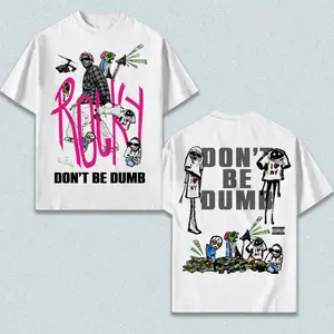Rocky - Don't Be Dumb 2026 V2 Merch For Asap Mob Fans High-quality Cotton T-Shirt, Rakim Mayers Fan Shirt Hip-Hop Shirt, Don't Be Dumb Tour Merch, Gift For Flacko Rap Fan Graphic Tee