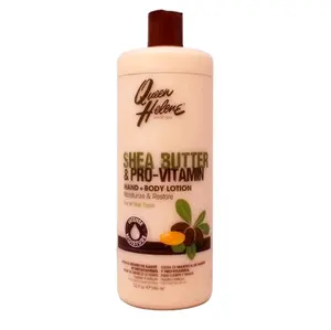 Queen Helene Shea Butter & Pro-Vitamin Hand + Body Lotion Moisturize & Restore for All Skin Types 32 FL OZ