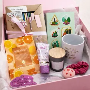 Blind Date Box - Cozy Reading Night Experience with Mystery Book, Bookish Extras, Self-Care Items, and More