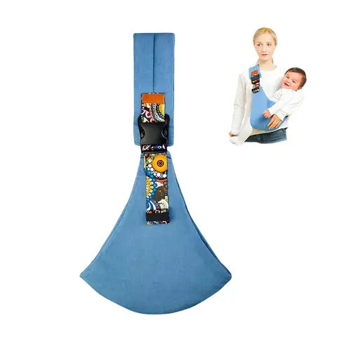 Yemyig Baby Hip Seat Sling Carrier - Checkered/Plaid, Adjustable Straps, Breathable Cotton Fabric, Non-Slip, Portable Lightweight, 6+ Months Old, 10-30lbs, Ideal for Travel & Shopping Trips (Baby Items)