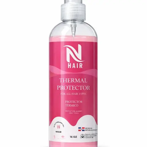 NhAir Thermal Heat Protectant Smoothing Spray - Water-Based Haircare Heat Guard Hair Products, Phthalate-Free Mist Leave-In Treatments, Spray Leave-In Treatments for Adults