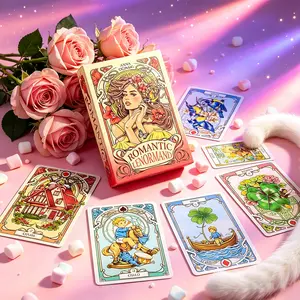 37 Oracle Cards, Romantic Lenormand Deck, English & Russian Versions, Secret Garden Tarot, Mystical Fortune-Telling Cards, Party Gifts, Birthday Present