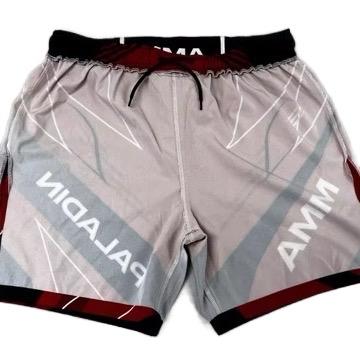 PLD MMA Red Short by Pld MMA - Performance Fabric with Thermo-glued Side Slits & Elasticated Waistband for MMA Athletes - Lightweight & Flexible